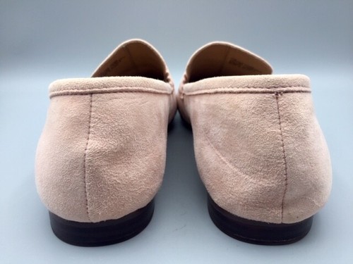 J. Jill Women's 11M Pink Slip On Penny Loafers Suede Moccasins Shoes Easter Cute - Picture 5 of 9