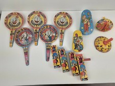 Vintage US Metal Toy Mfg. Co. 13 Pieces Noise Maker Toys