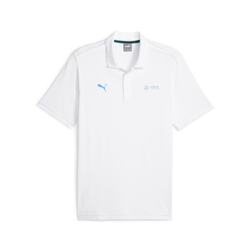 Рубашка поло Puma Mapf1 Cloudspun с коротким рукавом мужская белая повседневная 62113403 2490₽