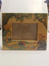 Fetco Beacon Hill Photo Frame Baby Sleepy Bedtime Teddy Bears 3.5x5 Fine Wood FM