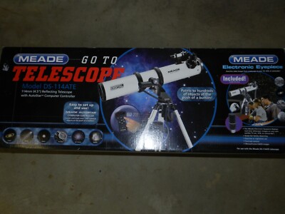 Digital Meade DS-114 ATE Telescope Electric NEW
