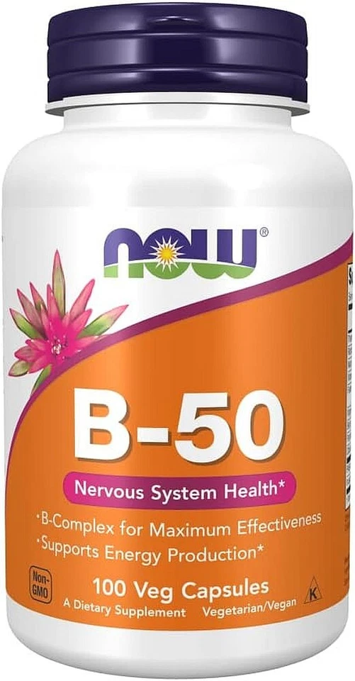 Now Foods B-50 - 100 veg. Kapseln (24,14 EUR/100 g) - Bild 1 von 1