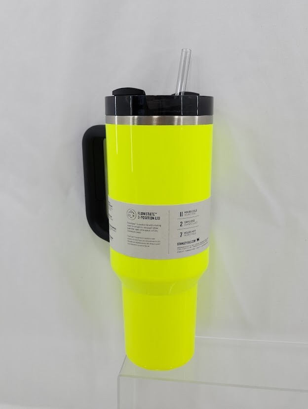 Stanley 40 oz Neon Yellow Spring Fling Quencher H2.0