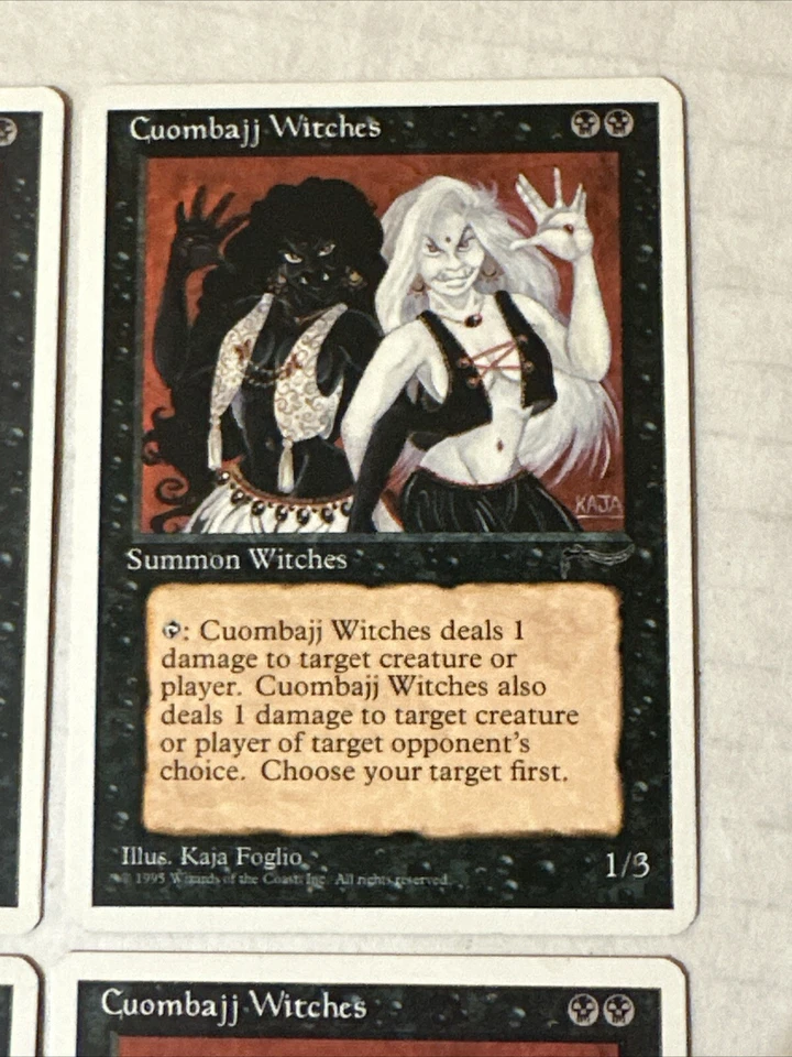 Cuombajj Witches X4 Chronicles Ex Condition See Pics Front Back Mtg - Image 4 of 4