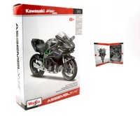 Maisto 1/12 Motorrad Kit Kawasaki Ninja H2R Modellbau Statisches Modell Diecast