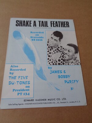 James & Bobby Purify - Shake A Tail Feather Noten