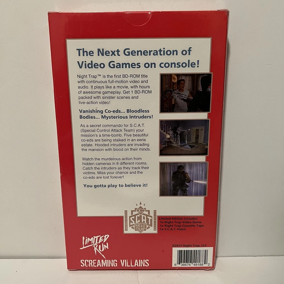 Night Trap Limited Run 74 PS4 Playstation 4 New Sealed - Image 2 of 4