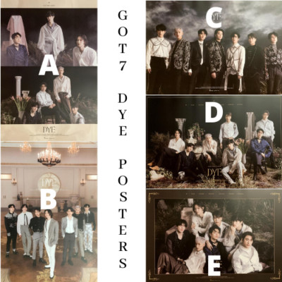 Got7 Dye Mini Album Choose Version Poster Only Ebay