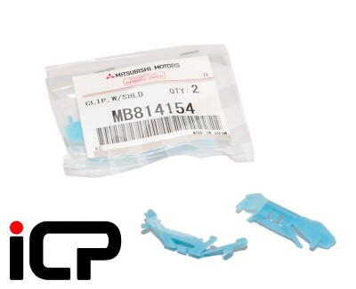 2 x Original Dach Zierleisten Clips Blau für Mitsubishi Lancer Evo 4 5 6 TME RS GSR