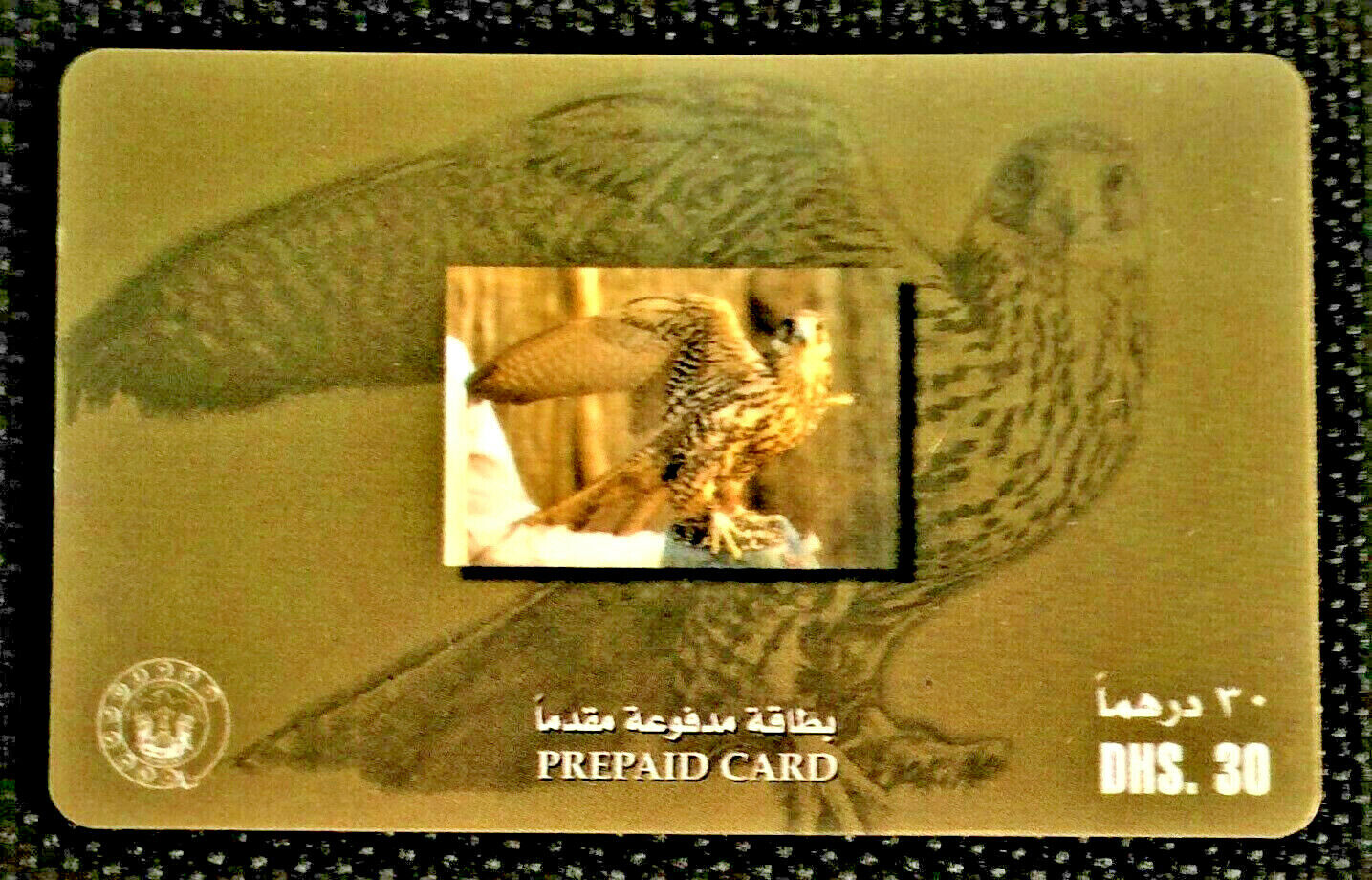 Rare UAE used Phone Cards UAE FALCON Birds of The UAE