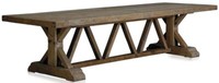 Casa Padrino Landhausstil Esstisch Braun 330 X 110 X H 77 Cm Rustikal Massivholz