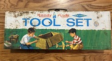 Vintage Handy Andy Blue Diamond Tool Set Box - NO Tools - Box No. 14 - Pre-Owned