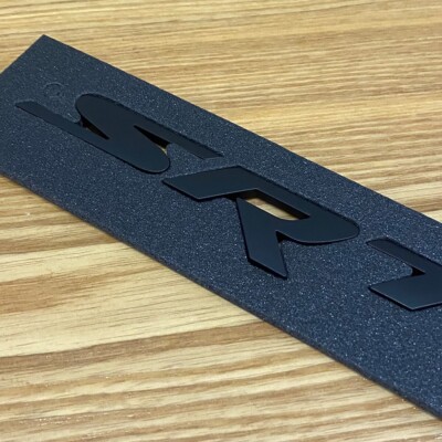2011-2020 MATTE BLACK SRT EMBLEM REAR TAILGATE LIFTGATE NAMEPLATE BADGE