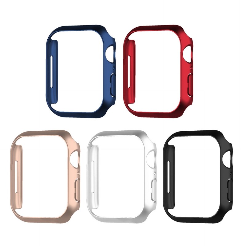 For Apple-Watch7 41/45mm Protector Protective for Case PC Ultra-Thin Washable Co