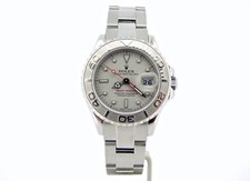 Rolex Yacht Master Lady Stainless Steel Watch Platinum Dial & Bezel 29mm 169622 2