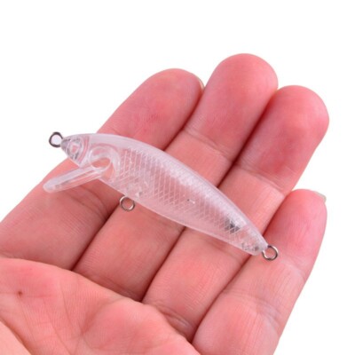 10pcs Unpainted Crankbait Fishing Lure Body 4 1/2 Inch 2/5 OZ Blank Lures 8100 E - Foto 12