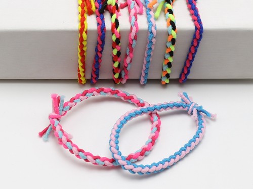 30 Multi-Color Elastic Braided Ruber Hair Tie Hair Rope Bands Ponytail Holder - Picture 8 of 8