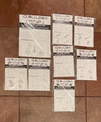 NEW UNOPENED IQ Builder 3D Coloring Puzzle, Set of 8