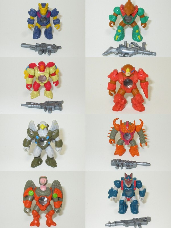 Vtg 1980s LASER BEASTS Shadow Warriors Action Figures {MULTI