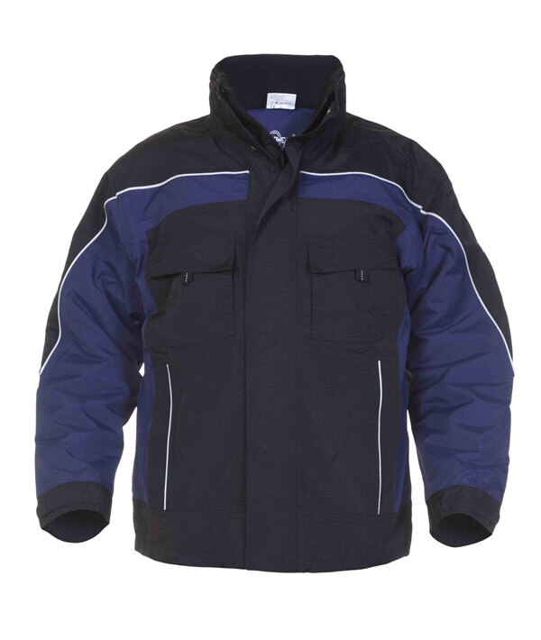Hydrowear Rimini Simply No Sweat Waterproof Fixed Lining Pilot Jacket Navy / Black 2XL - Image 4