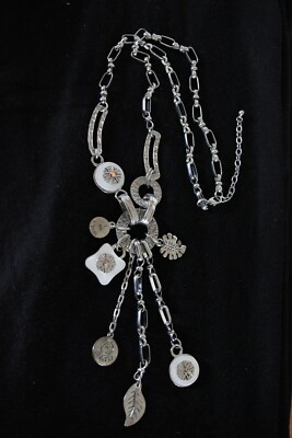 hochwertige Statementkette   ''San Antonio Me URBE Novio Plis -Charm   silber