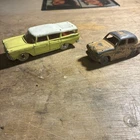 Two Vintage Dinky Cars Rambler Cross Country The Austin A30 MecanoSold As Played