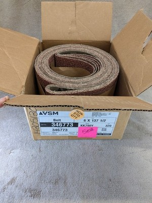 VSM 6'' X 137 1/2'' SANDING BELTS-320 GRIT-346773 5 Pcs Series KK790Y