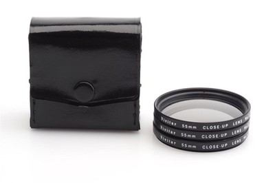 Vivitar 55mm Close-Up Lens Filter Set No.1 No.2 No.4