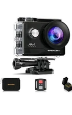 Apexcam Action Camera M80 Air Bundle 4K 30Fps, WIFI Action Camera Underwater