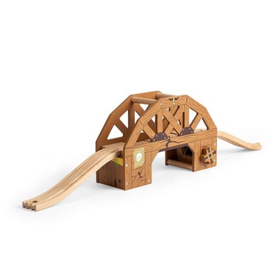 Bigjigs Rail Collapsing Bridge, Paar mit unserem hölzernen Wild West Train Set