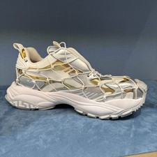 VERSACE Mercury M VS 03 Rope, Leather and Mesh Sneakers, 45