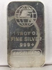 Engelhard 1 ounce Fine .999 Silver Bar FD 84079