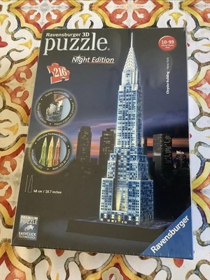 Ravensburger 216 Teile 3D Puzzle Chrysler Building Night Edition 12