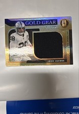 2020 Panini Gold Standard - Gold Gear Relics Josh Jacobs #GG23 /199 (MEM)