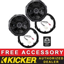 KICKER DSC6504 6.5"OEM SPEAKER REPLACEMENT KIT FOR FORD BRONCO FULL SIZE 21-25