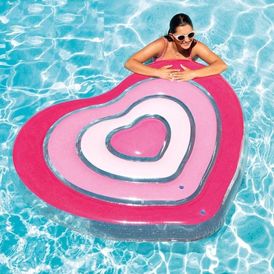 Aufblasbares Pool Floß Wasser Schwimmliege für Strand Schwimmen
