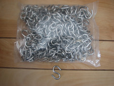 100 EA - 3/16" x 1 3/4" STAINLESS STEEL S HOOKS