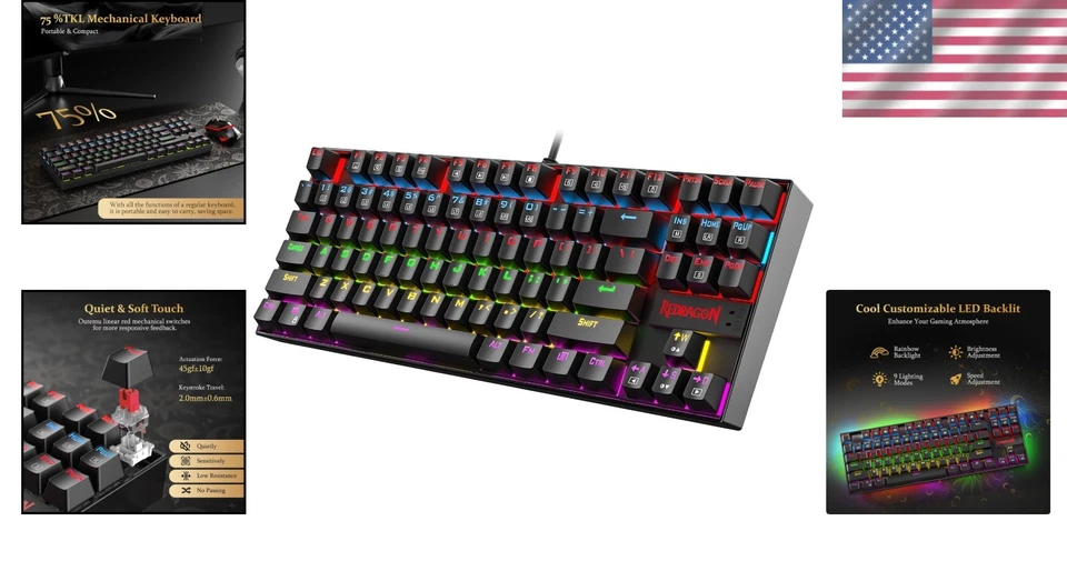 K552 Mechanical Keyboard - Anti-Ghosting, Red Switches - Image 2 of 4