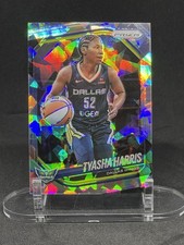 2025 Panini Prizm WNBA #130 Tyasha Harris Ice Prizms Dallas Wings