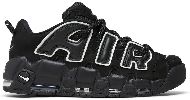 Nike AMBUSH x Air More Uptempo Low Black for Sale - Authenticity