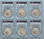 2021 Morgan & Peace Silver Dollar $1 6pc Set - PCGS MS70 | Advanced Release