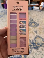 Dashing Diva Healing Spaces Gloss Ultra Shine Gel Palette 32 Gel Nail Strips