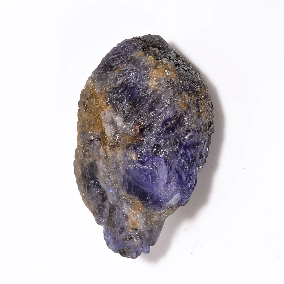 Cabujón de Tanzanita Natural Forma Áspera Piedra de Tanzanita 164.45CT 26x42x18mm BC-66 Foto 2 de 4