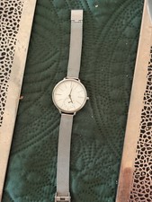 Skagen Damenuhr, Silber