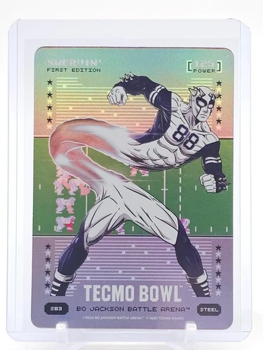 SWERVIN' MICHAEL IRVIN 2026 BO JACKSON BATTLE ARENA TECMO BOWL 1ST STEEL Q3735