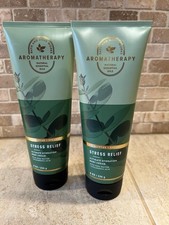 Bath Body Works Aromatherapy Stress Relief Eucalyptus Spearmint Body Cream Set
