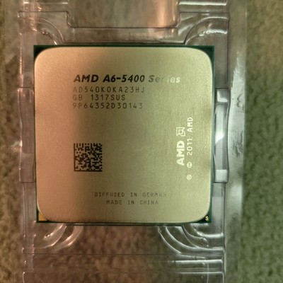 AMD A6 5400 Series Dual Core 3.6GHz CPU Processor AD540K0KA23HJ