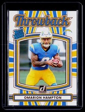 2025 Donruss #14 Omarion Hampton Rated Rookies Throwback