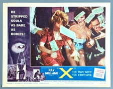 X: THE MAN WITH THE X-RAY EYES Roger Corman LOBBY CARD 1963 ORIG Poster 11"x14"