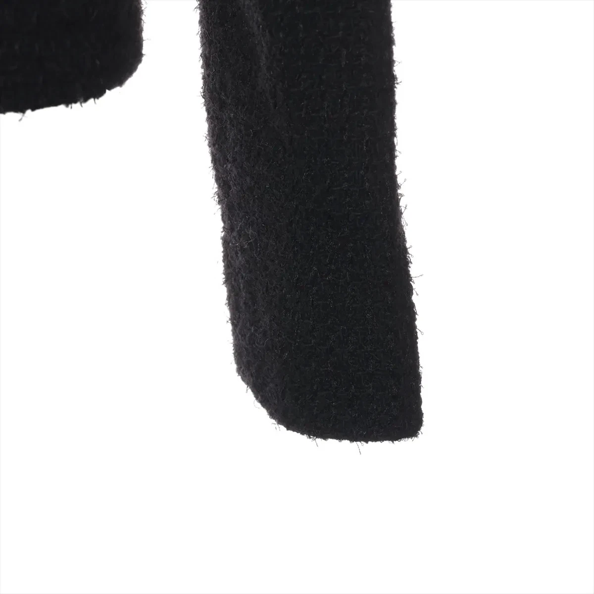 Chanel 24 anni giacca lana senza colletto 38 donna nero P76730V19676